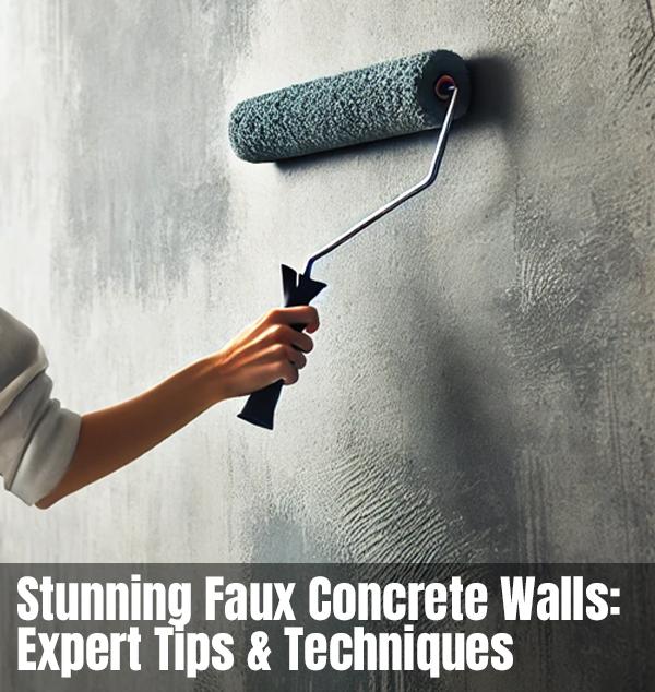 Faux Concrete Wall Techniques